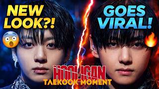 Şok Edi̇ci̇ Taehyungun Yeni̇ Görünümü Her Şeyi Çalıyor - Jungkookun \
