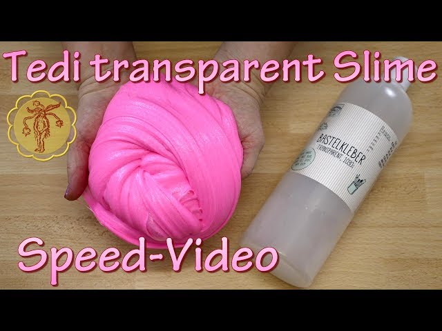 Speed-Video: Slime-Test: Transparenter Kleber vom Tedi im Test