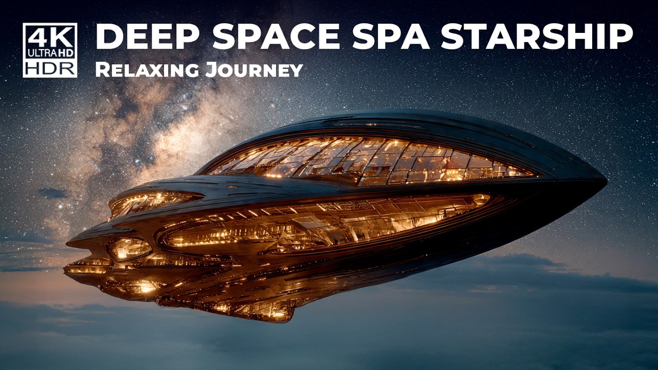 Regardez Colossal Deep Space Spa Starship (4K HDR) — 10 Hours Cinematic Ambience sur YouTube Regardez Colossal Deep Space Spa Starship (4K HDR) — 10 Hours Cinematic Ambience sur YouTube