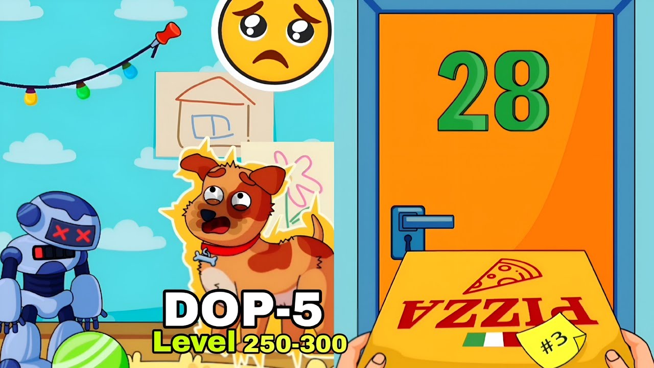 Delete One Part(DOP-5) level 250-300 Solution