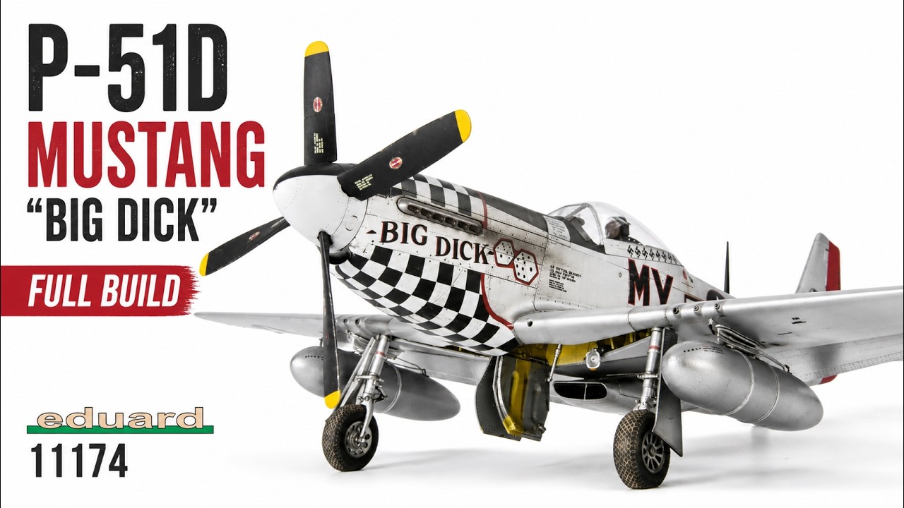 P-51D Mustang 'Big Dick' FULL BUILD Eduard 11174 - YouTube