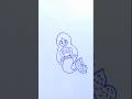 How to draw a beautiful Mermaid sketch 🧜🧜🧜 #drawing #art #easydrawing #shortfeed