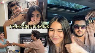 FAKE GUN PRANK ON MY FRIEND'S MOM