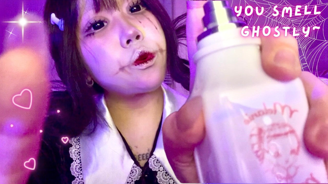 Erasing Your GHOST Smells with PERFUME💖👻 Lofi ASMR Roleplay (real camera touching)