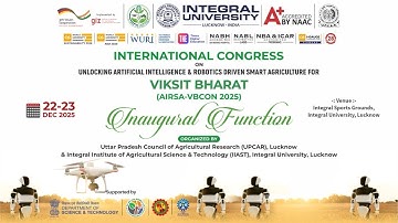 Inauguration | International Congress | ARISA-VBCON 2025 | UPCAR & IIAST, Integral University, Lko