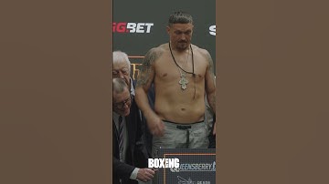Oleksandr Usyk & Daniel Dubois Weigh In For Rematch