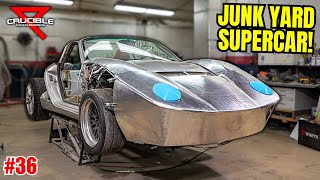 $500 Junkyard Supercar: Air Intake and Driving Light Challenges! (Project Jigsaw #36)