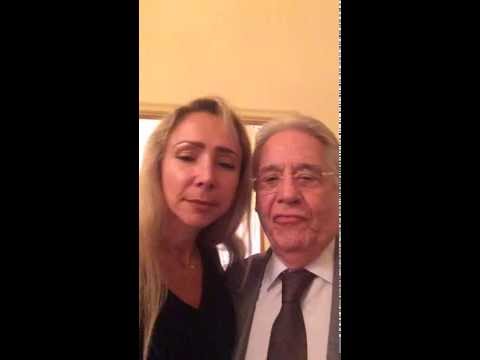 Fernando Henrique Cardoso e Claudia Cataldi