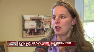Oakland County health officer: Don't drink water after boil water alert lifts