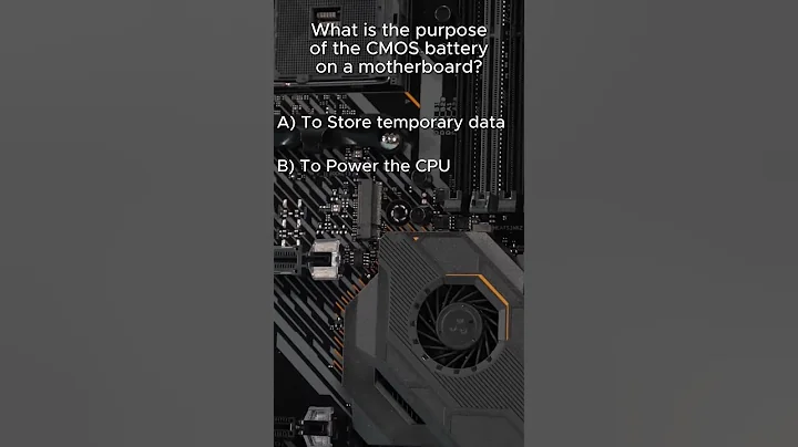 What the CMOS Battery on a Motherboard Does