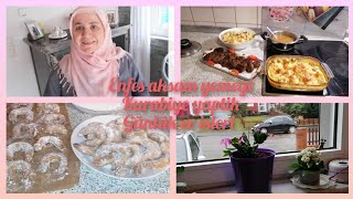 Günlük Vlog❌ Hari̇ka Akşam Yemeği̇ Hazirliği❌ Günlük Ruti̇n İşler❌ Enfes Kurabi̇ye❌ Gurbet Kuşları
