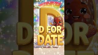 D for Date 🌴 | ABC Phonics Song for Kids | Learn Letter D #abc #abcd #DforDate