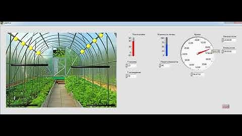 LabVIEW greenhouse imitation