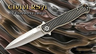 NEW CIVIVI Model by RS Knifeworks!  RS71 BIG Dagger Flipper Blade! by OG Blade Reviews 1,272 views 4 weeks ago 16 minutes