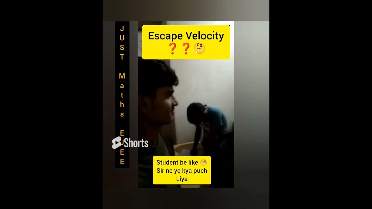 Escape Velocity Escape Velocity Ki Value Kitni Hoti H shorts escape-velocity-escape-velocity-ki-value-kitni-hoti-h-shorts