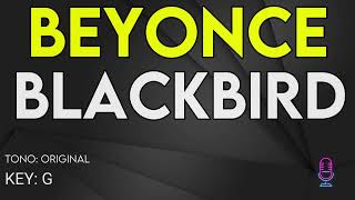 Beyonce - Blackbird - Karaoke Instrumental