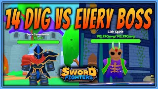 How FAST Can 14DVG KILL EVERY BOSS In The Game | Sword Fighters Simulator | Update 8