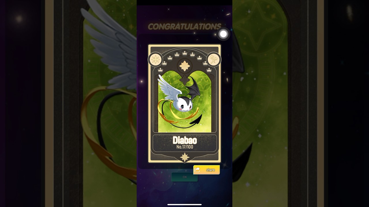 (NFT game MONSTER GALAXY P2E) Legendary Diabao No.17