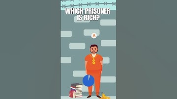 Which Prisoner is Rich?🎩  #shorts #riddles