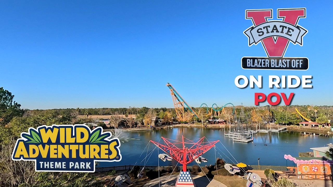 Blazer Blast Off On-Ride POV [4K] | Wild Adventures