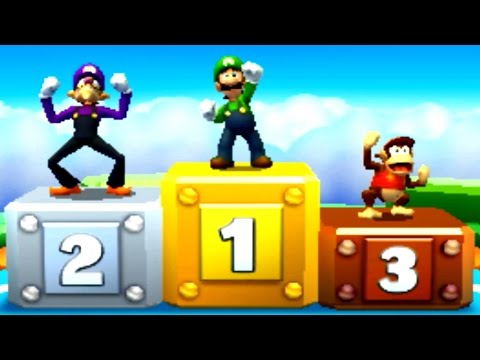 Mario Party Star Rush - Luigi wins by doing absolutely nothing
