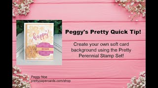 Create Your Own Soft Card Background Using Pretty Perennials screenshot 5