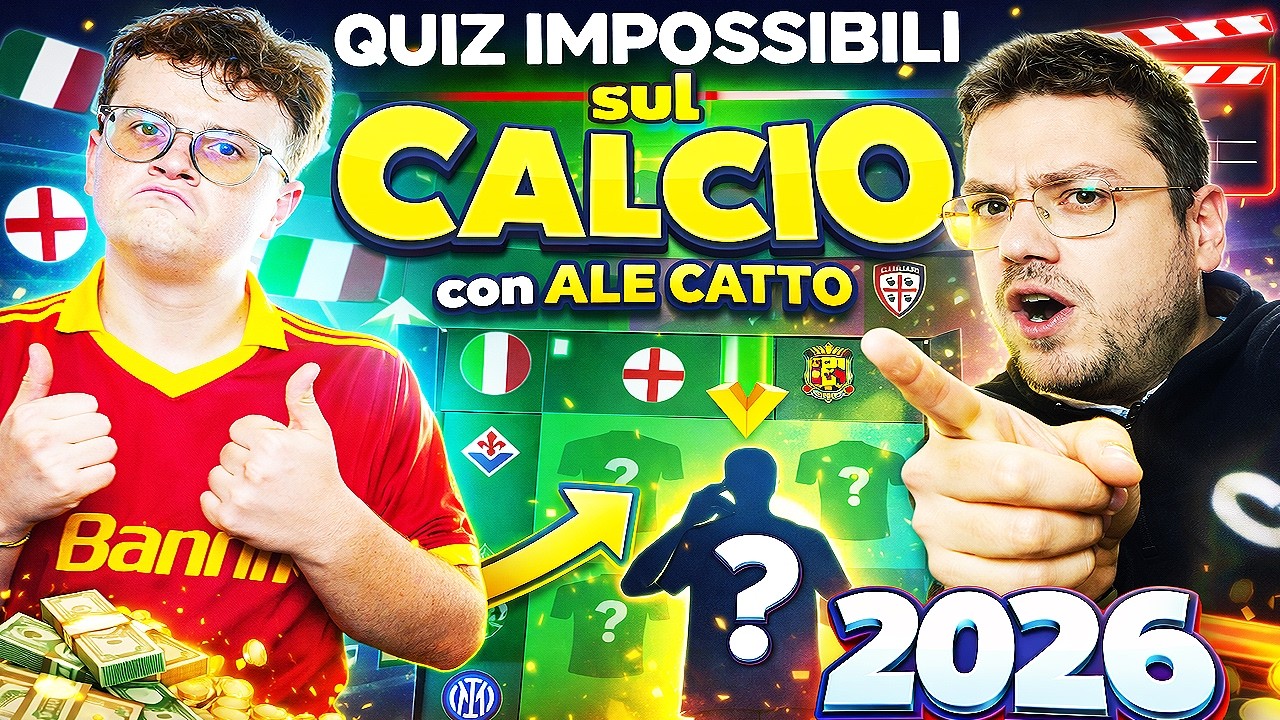 Ho chiesto aiuto al FENOMENO! QUIZ IMPOSSIBILI sul CALCIO con ALE CATTO