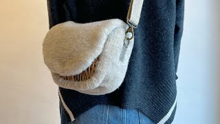 eb.a.gos エバゴス　ウールボア　ボディバッグ eb.a.gos（エバゴス）の「ウールボア・ボディバッグS（）」 - WEAR