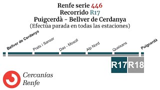R17 Puigcerdà - Bellver de Cerdanya || Efectúa paradas en todas las estaciones || Train Simulator