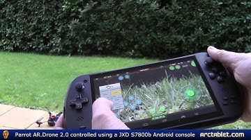 Parrot AR.Drone 2.0 controlled using a JXD S7800b Android console