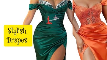 HOW TO SEW A STYLISH OVERLAP-DRAPED SKIRT