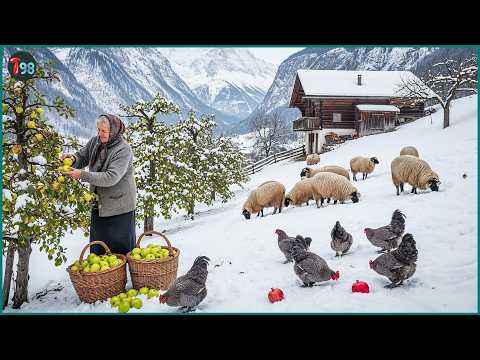Swiss Countryside Winter Life 🌨️ Farming, Livestock, and Traditional Home Cooking