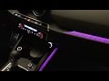 Audi Q2 interior detail / unique LED ambient light system