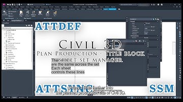 Civil 3D - Setting up a title block with dynamic fields for plan production #civil3d