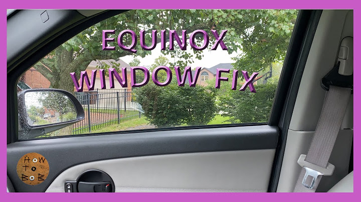 2006 chevy equinox passenger window not working