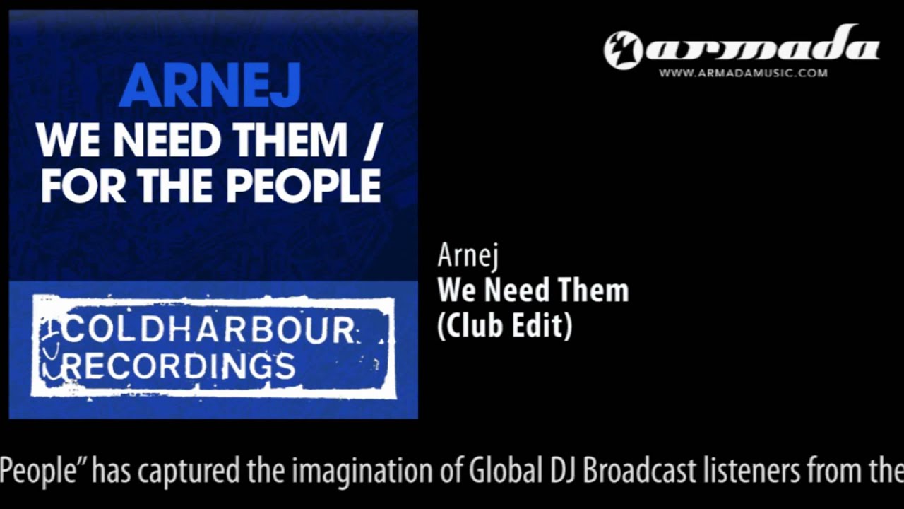 Arnej - We Need Them (Club Edit) [CLHR108]
