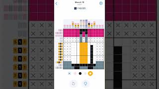 March 19, 2022 Nonogram Color Puzzle Solve