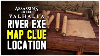 Assassin's Creed Valhalla - River Exe: Map Clue Location (River Raids)