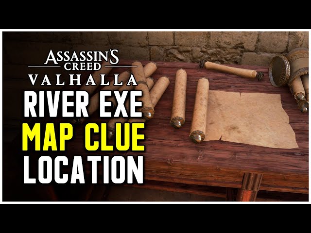 Assassin's Creed Valhalla - River Exe: Map Clue Location (River