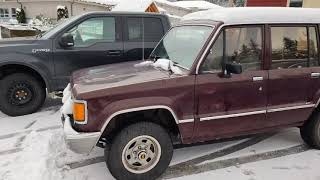 1989 Isuzu Trooper - In winter 2020