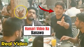 Babar Azam Loses Cool with Fans While Eating at Restaurant!