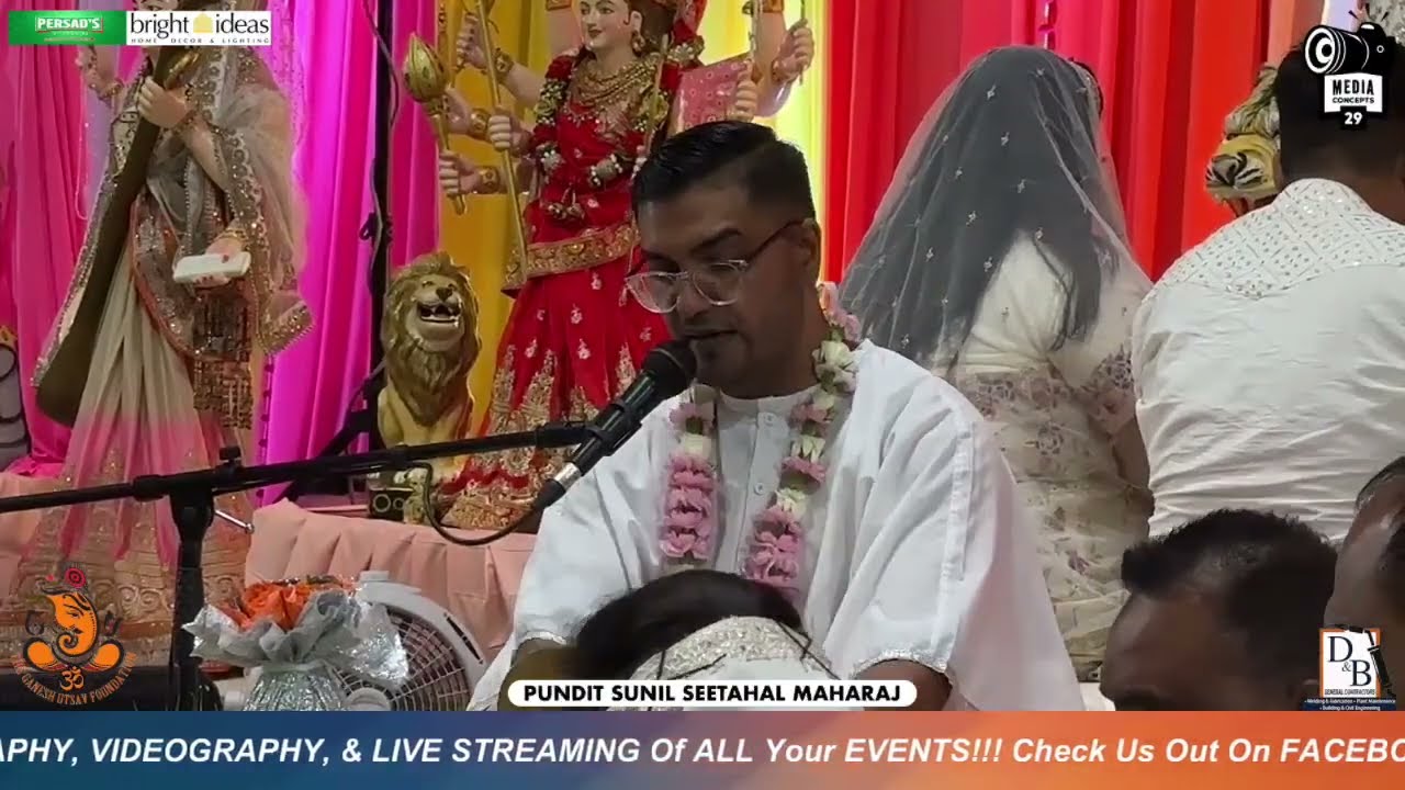 NIGHT 5 Of The Ganesh Utsav Foundation NAVRAATRI YAGNA 2025!!!