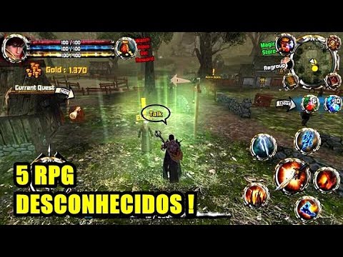 Os 5 JOGOS RPG ( Offline ) Que Você Nunca Ouviu falar !! para Android 