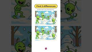 8063♣️Green♥️3点おまとめ Don't Blink! Spot 3 Differences 👽 🧠 Look Closely Puzzles - YouTube