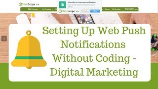 Setting Up Web Push Notifications - Without Coding - Digital Marketing Tutorial