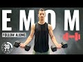 30 Minute Dumbbell EMOM Workout | Full Body Follow Along