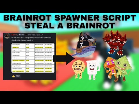 Rare Brainrot Spawner Script - Steal A Brainrot | Keyless, Safe, 2026 ...