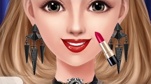 Party girl beautiful dress makeup hairstyle 🎁🏆🫶👌😍💅💄😘