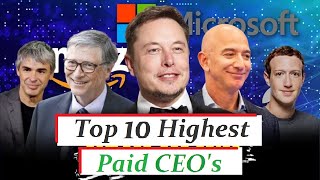 Top 10 Highest Paid CEO's In 2021 | Richest CEO's | In The World