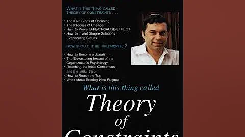 The Theory of Constraints by Eliyahu Goldratt | Summary